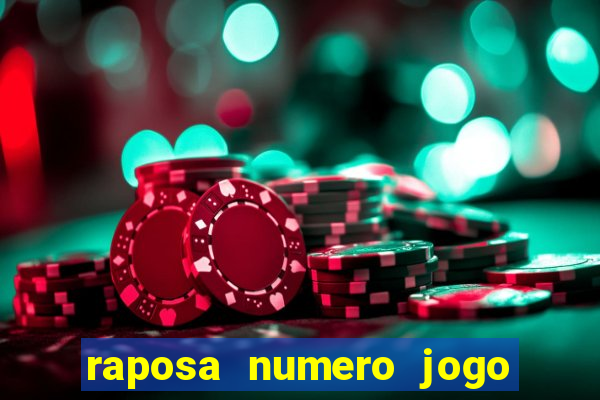 raposa numero jogo do bicho